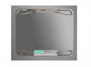 Дзеркало для ванної настінне Kerasan Waldorf 80x70 прямокутне з підсвічується рамою 740701