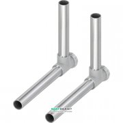 Комплект трубок медных SLHK для подключения радиаторов Tece TECEflex Г -образные никелированные 15 мм L95 мм 730010