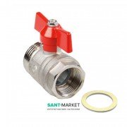 Шаровой кран TECE TECEfloor Rp 1хR 1 латунь никель 77381003