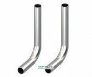 Комплект трубок мідних SLHK для підключення радіаторів Tece TECEflex Г-образні нікельовані 15 мм L155 мм 730025