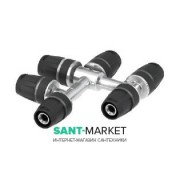 Трійник подвійний Tece TECElogo одноплощинної 20x16x16 мм 8740102