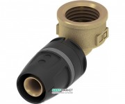 Куточок з'єднувальний 90 ° Tece TECElogo з внутрішнім різьбленням 25х Rp 3/4 