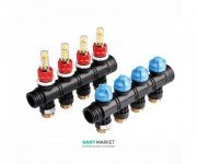 Коллектор пластиковый для теплого пола TECE TECEfloor 4 контура 77390040