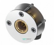 Сквозное угловое присоединение фланцевое Tece TECElogo для фиксации в перегородке 16хRp 1/2