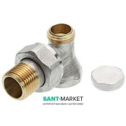 Вентиль на обратную подводку угловой 1/2 Tece TECEflex латунь 8740434
