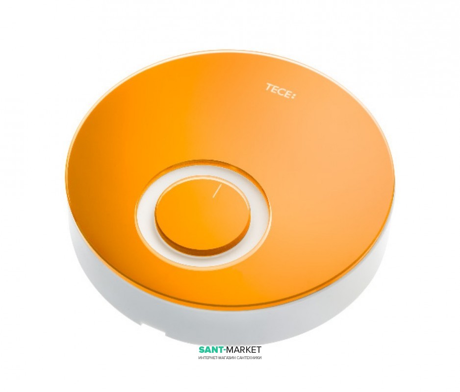 Дизайнерская панель комнатного термостата Tece TECEfloor DT оранжевый 77400012
