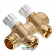 Коллектор на 2 контура с вентилями  3/4 евроконус TECE 8730006