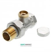 Вентиль на обратную подводку проходной 1/2 TECE TECEflex латунь 8740433