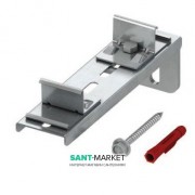 Крепление двойное удлиненное Tece Teceprofil нержавеющая сталь 9030013