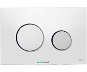 Панель смыва для унитаза TECE TECEloop с двумя клавишами пластиковая хром глянцевый 9240626