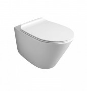 Унітаз підвісний Simas колекція Gambassi білий матовий + сидіння GA18BM + GA004BM + F85