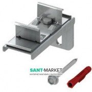 Крепление двойное Tece Teceprofil нержавеющая сталь 9030011