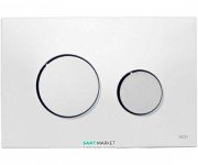 Панель смыва для унитаза TECE TECEloop с двумя клавишами пластиковая хром глянцевый 9240626