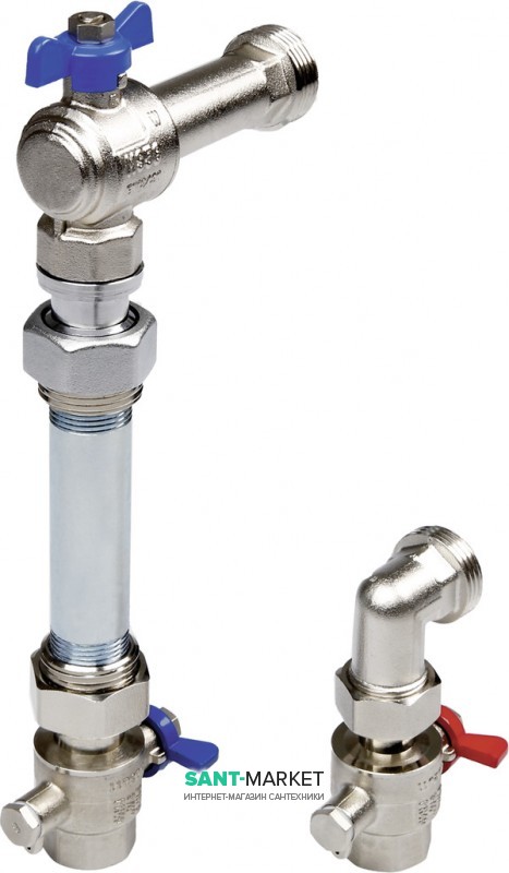 Комплект кранів TECE TECEfloor для підключення лічильників тепла 3/4 