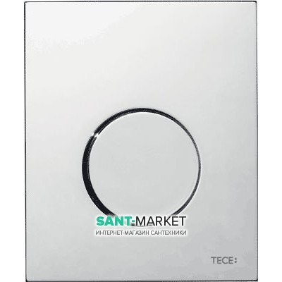 Панель смыва для писсуара TECE TECEloop Urinal пластиковая белая клавиша хром глянцевый 9242627