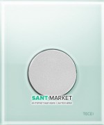 Панель змиву для пісуара TECE TECEloop Urinal скляна зелена колір клавіші хром матовий 9242652