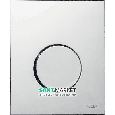 Панель змиву для пісуара TECE TECEloop Urinal пластикова біла клавіша хром глянсовий 9242627