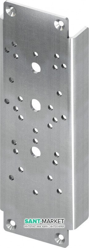 Панели для установки поддерживающих поручней с застенным модулем Tece Teceprofil на модуль 9300009 нержавеющая сталь 9042010