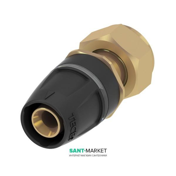 Перехідник прямий Tece TECElogo з накидною гайкою латунь 16х1 / 2 8730201