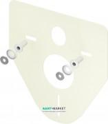 Прокладка звукоизоляционная для подвесного унитаза и биде Tece Teceprofil пластик 9200010