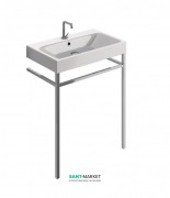 Консоль под раковину Kerasan Cento 120 см с держателем для полотенец латунь 9123K1