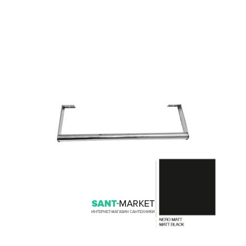 Тримач для рушників Kerasan Nolita для раковини полки і біде чорний матовий 922031