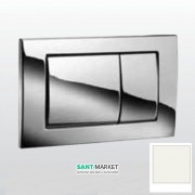 Панель смыва для унитаза Kerasan двойной смыв белый 752702