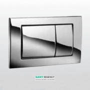 Панель змиву для унітазу Kerasan подвійний змив хром 752703