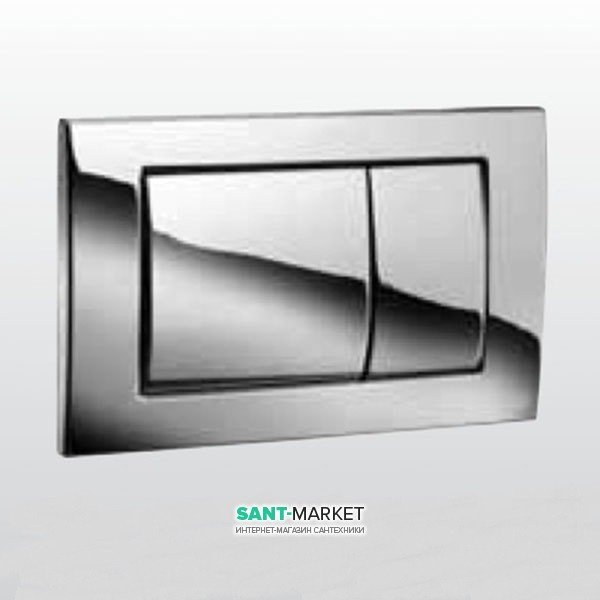 Панель змиву для унітазу Kerasan подвійний змив хром 752703