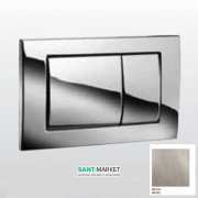 Панель смыва для унитаза Kerasan двойной смыв никель 752705