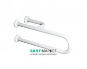 Опорный поручень реверсивный Kerasan Comunita DX и SX 80 см белый 902801