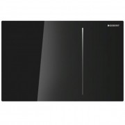 Панель змиву для унітазу Geberit Sigma70 подвійний змив скло чорне 115.620.SJ.1