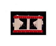 Панель смыва для унитаза Geberit Sigma70 двойной смыв для индивидуальной вставки 115.625.00.1