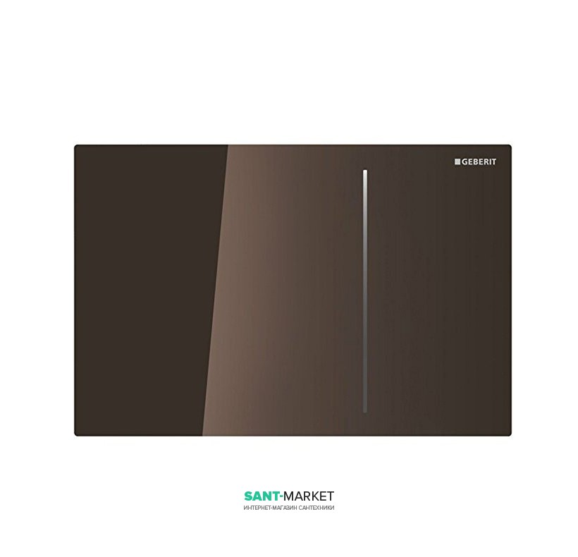 Панель змиву для унітазу Geberit Sigma70 подвійний змив скло каштанове 115.625.SQ.1