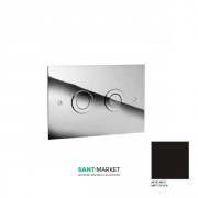 Панель змиву для унітазу Kerasan подвійний змив чорний матовий 752831