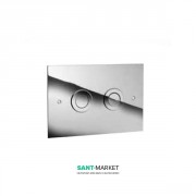 Панель змиву для унітазу Kerasan подвійний змив хром 752890