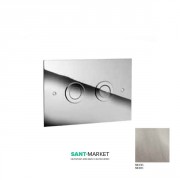 Панель змиву для унітазу Kerasan подвійний змив нікель 752894