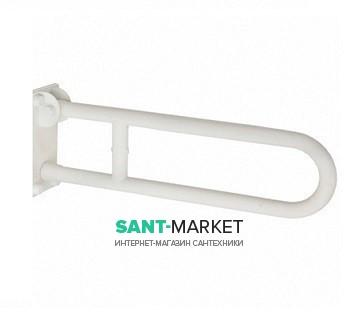 Опорний поручень для безпеки Kerasan Comunita 80 см відкидний білий 902701