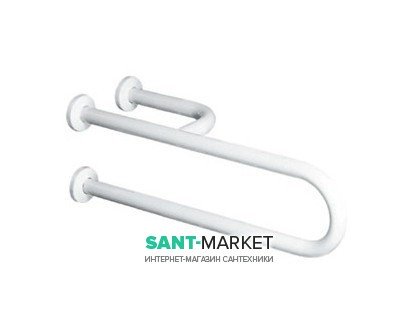 Опорный поручень реверсивный Kerasan Comunita DX и SX 80 см белый 902801