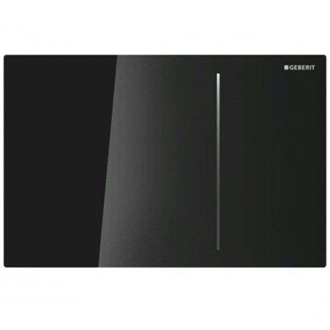 Панель змиву для унітазу Geberit Sigma70 подвійний змив скло чорне 115.620.SJ.1