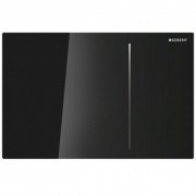 Панель змиву для унітазу Geberit Sigma70 подвійний змив скло чорне 115.625.SJ.1