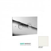 Панель змиву для унітазу Kerasan подвійний змив білий матовий 752830