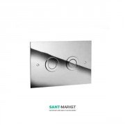 Панель змиву для унітазу Kerasan подвійний змив хром 752890