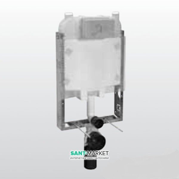 Зливний бачок прихованого монтажу Kerasan з системою подвійного зливу 752301