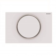 Панель змиву для унітазу Geberit Sigma10 білий матовий / хром глянсовий 115.758.JT.5