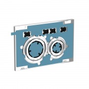 Панель смыва для унитаза Geberit Sigma21 двойной смыв цвет индивидуальный под клиента 115.884.00.1