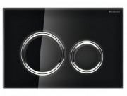 Панель смыва для унитаза Geberit Sigma21 двойной смыв стекло чёрное 115.884.SJ.1