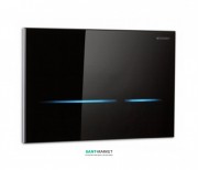 Панель смыва для унитаза Geberit Sigma80 двойной смыв бесконтактная чёрное стекло 116.092.SG.1