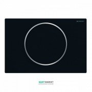 Панель смыва для унитаза Geberit Sigma10 чёрный матовый/хром глянцевый 115.758.14.5