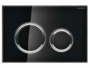 Панель змиву для унітазу Geberit Sigma21 подвійний змив скло чорне 115.884.SJ.1